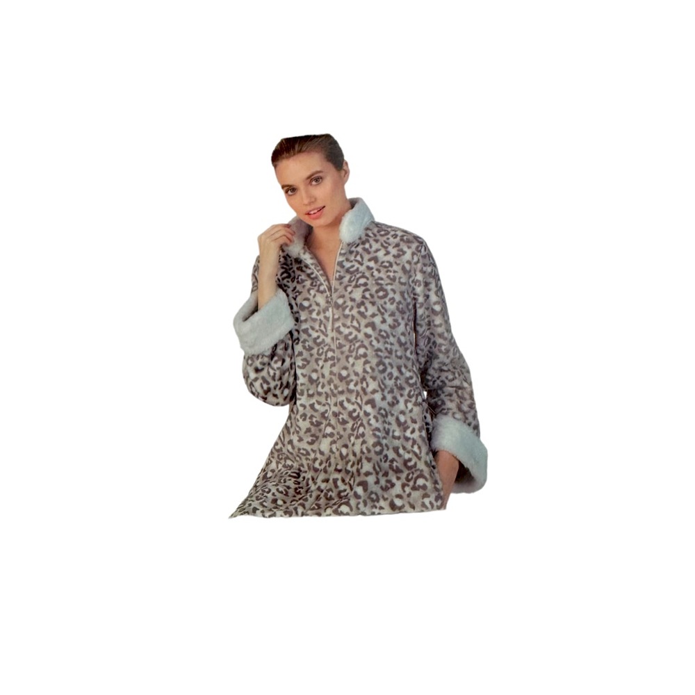 Anne Klein Leopard Robe